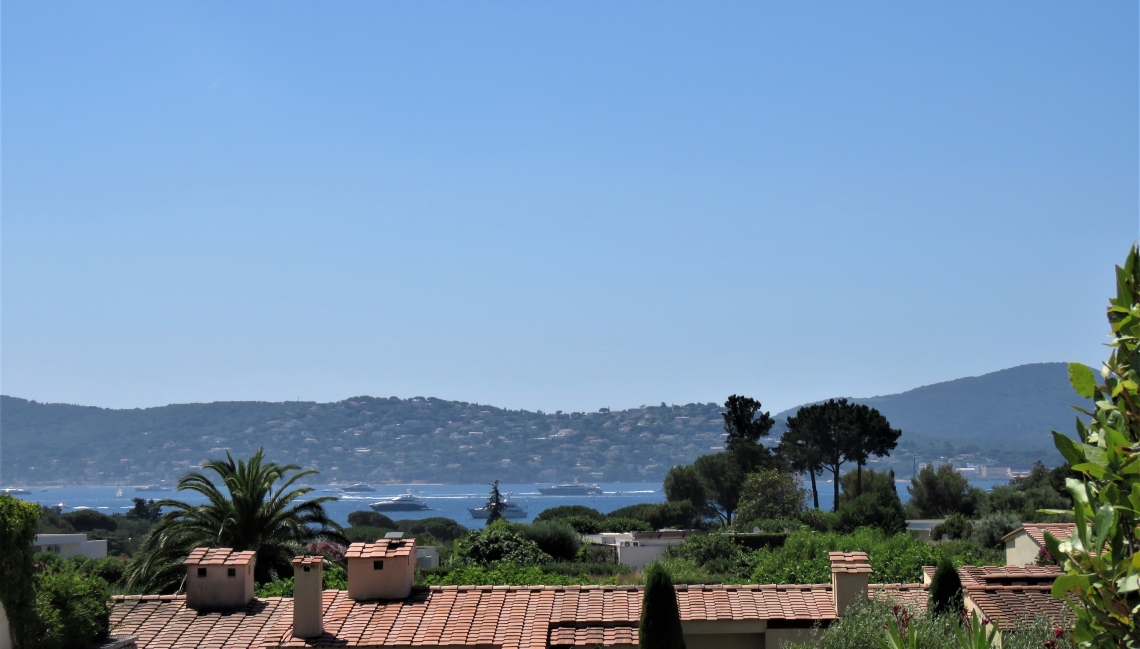 Vue mer Villa Bergeronnette Beauvallon Properties